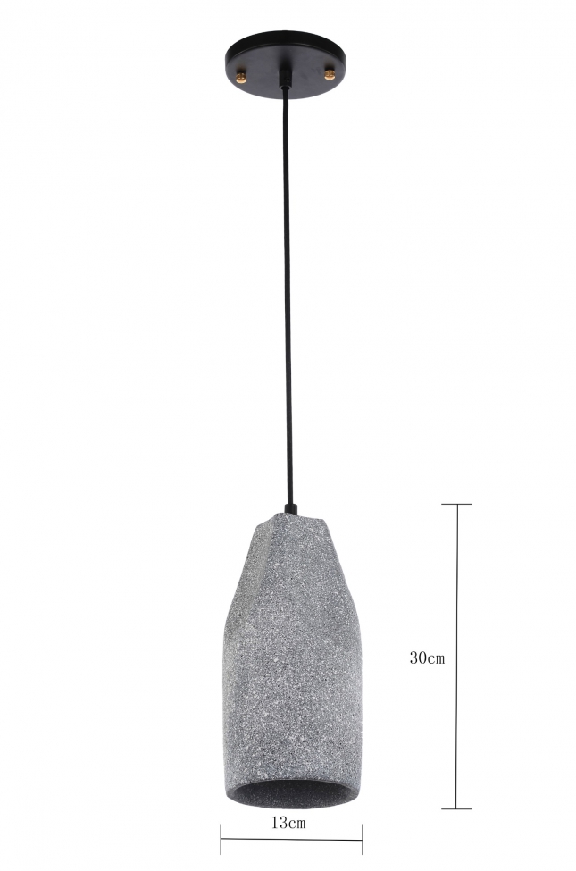 Taklampa 'Stone Cylinder' - Cement