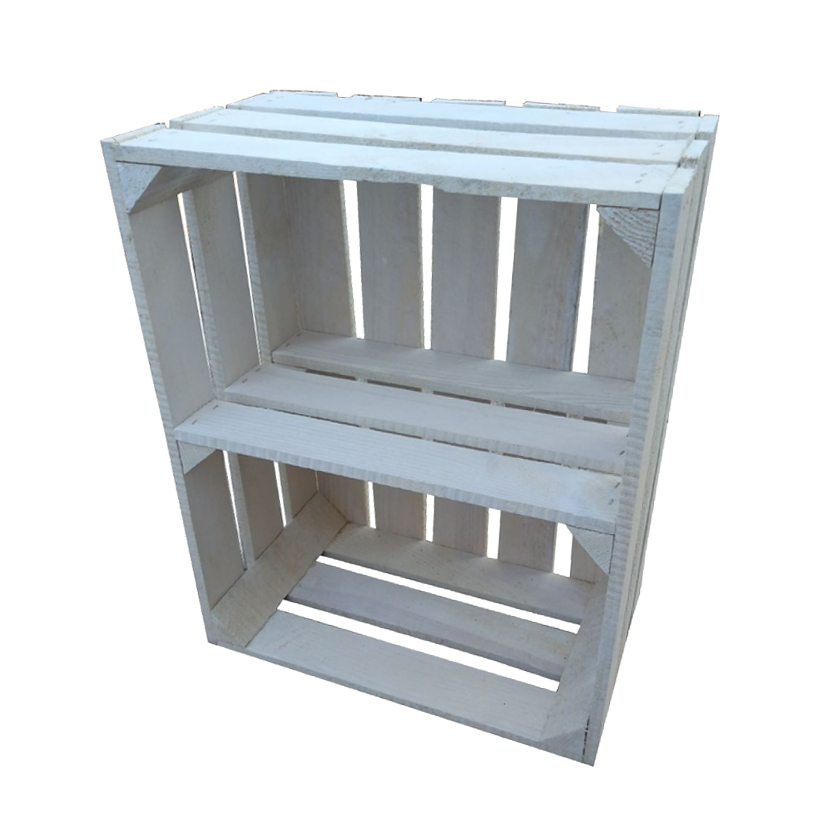 Trälåda 'Torv' - Vit