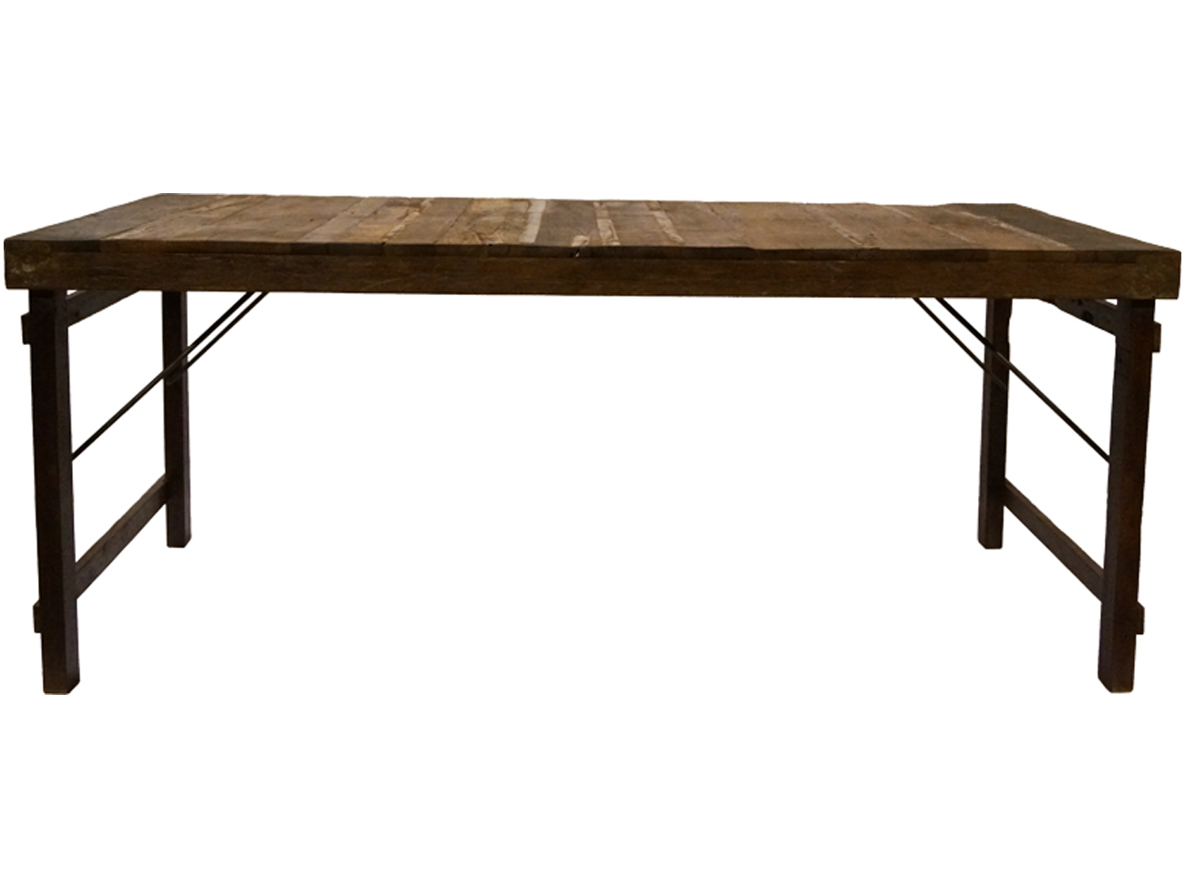 Matbord Vintage 180x90cm - Trä/Järn 