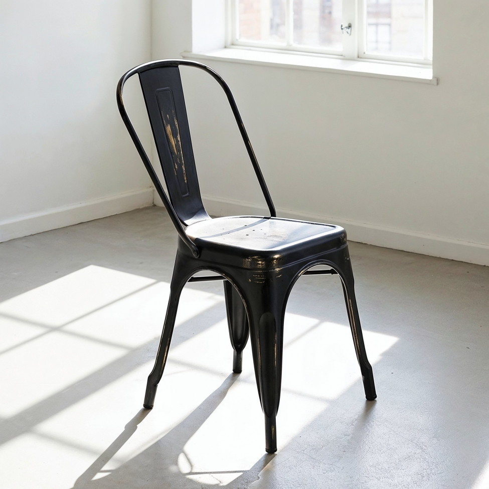 Stol 'Montmartre' - Vintage svart