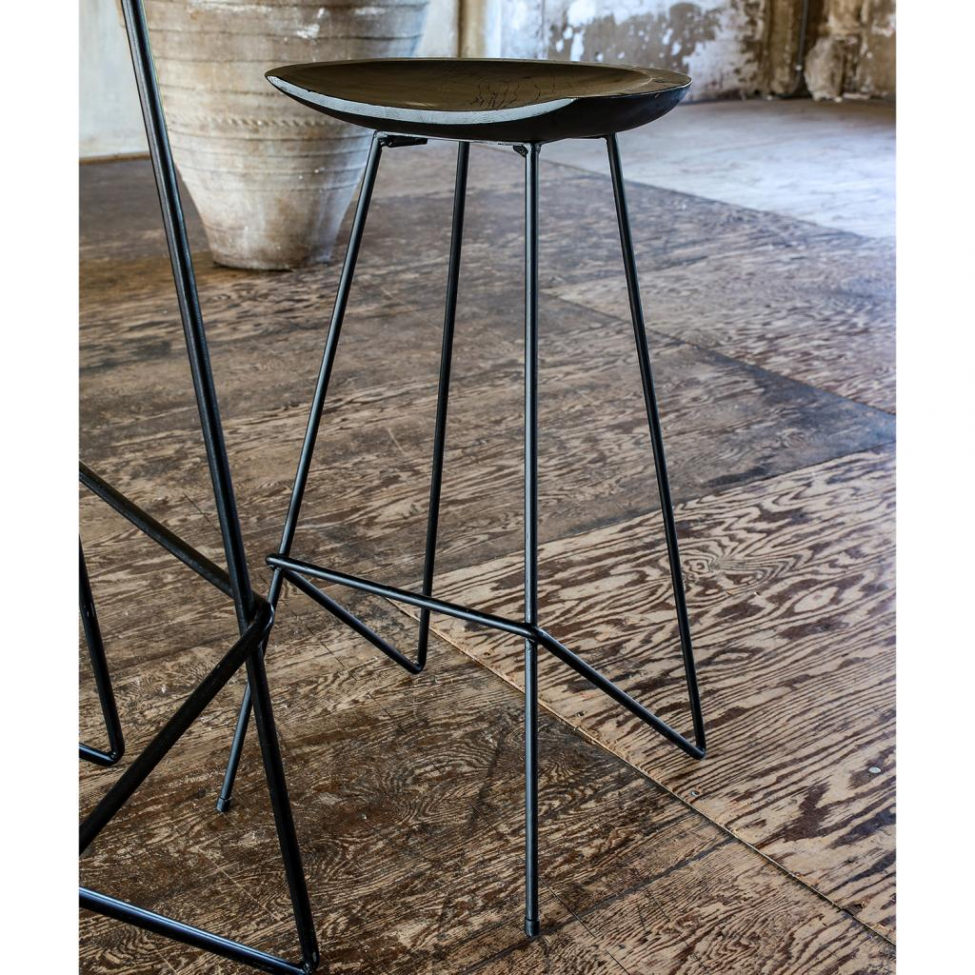 Pall 'Teak' 77cm - Svart