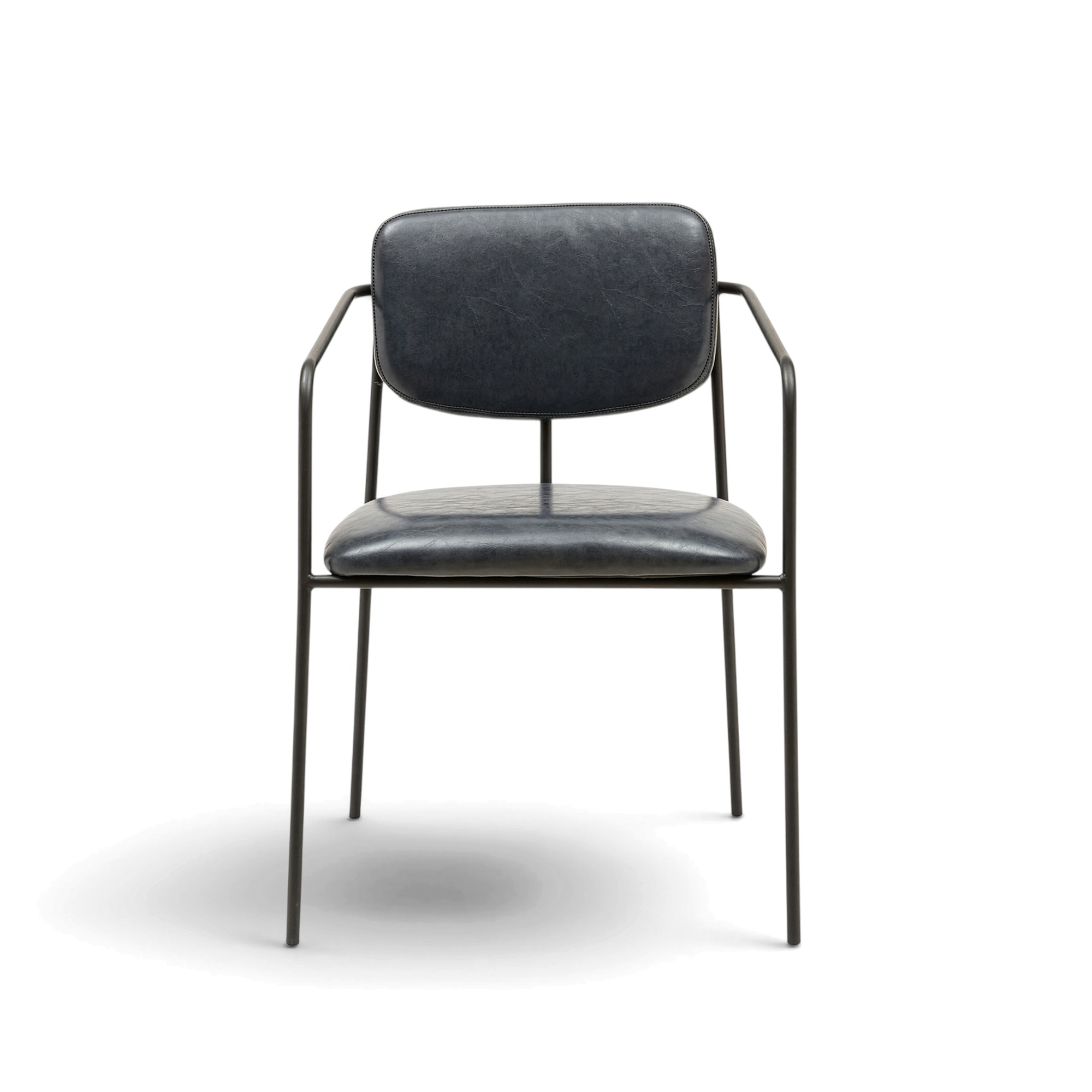 Karmstol 'Ebba' - Mörkgrå