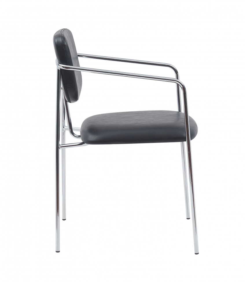 Karmstol 'Ebba' - Svart/Silver
