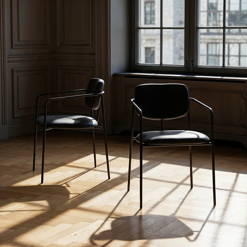 Karmstol 'Ebba' - Svart