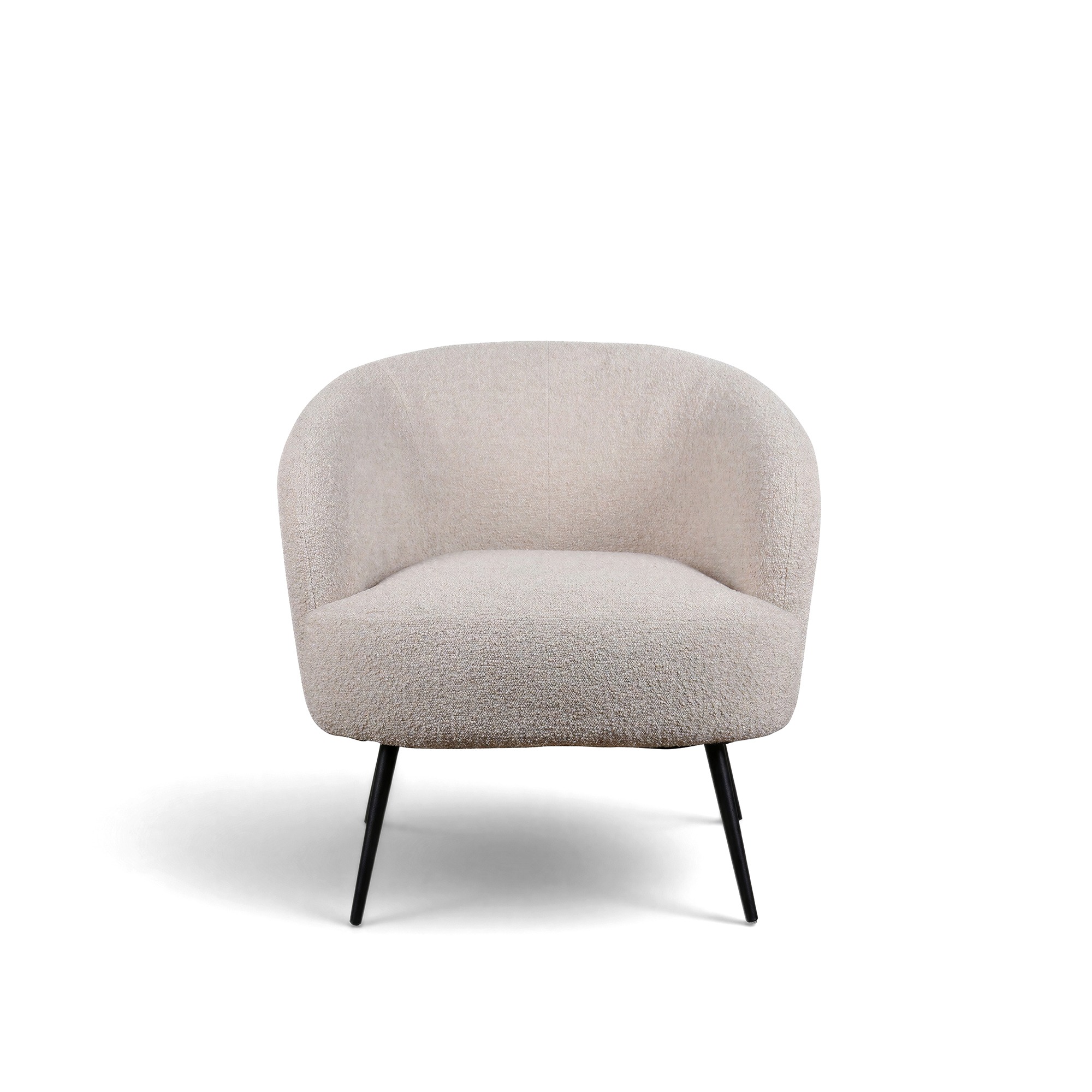 Fåtölj 'Capri' - Beige/Bouclé