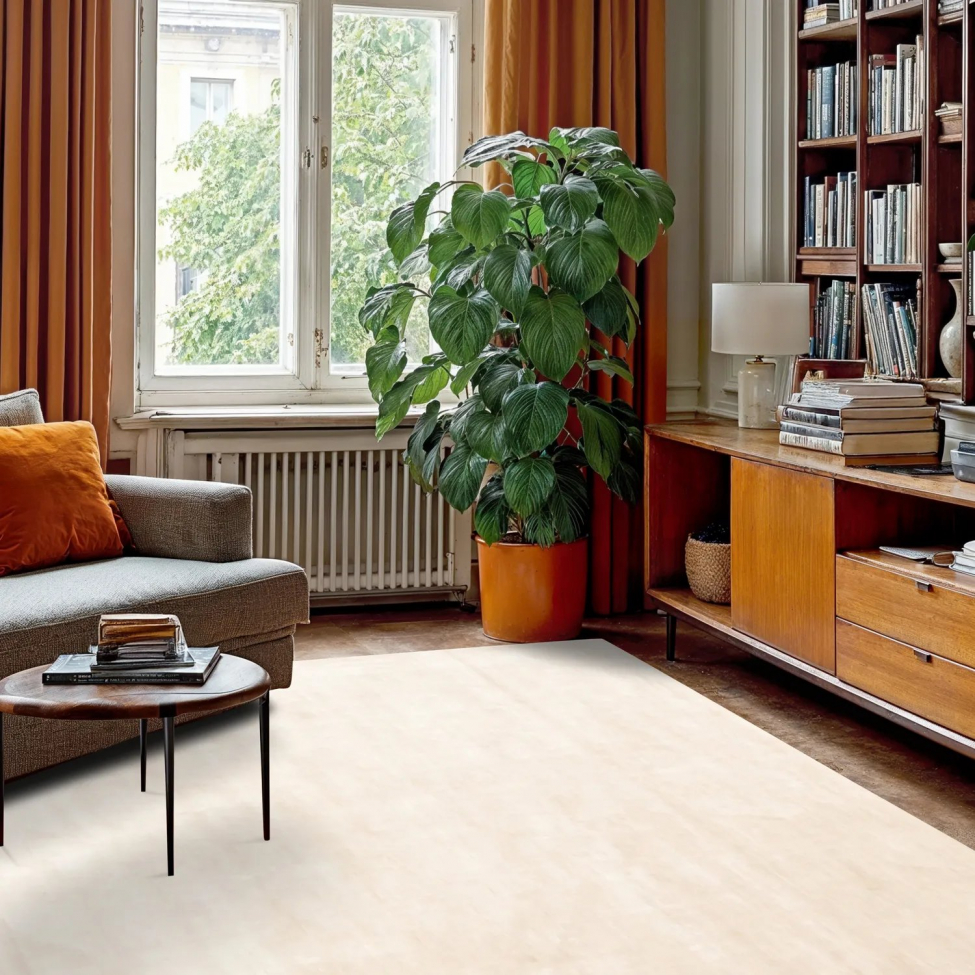 Viskosmatta 'Jodhpur' 240x340cm - Ljusbeige