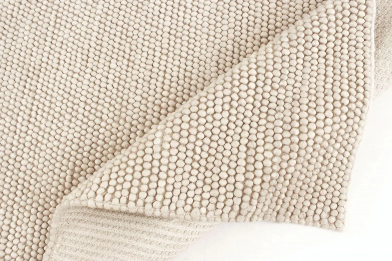 Ullmatta 'Avafors' 140x200cm - Beige