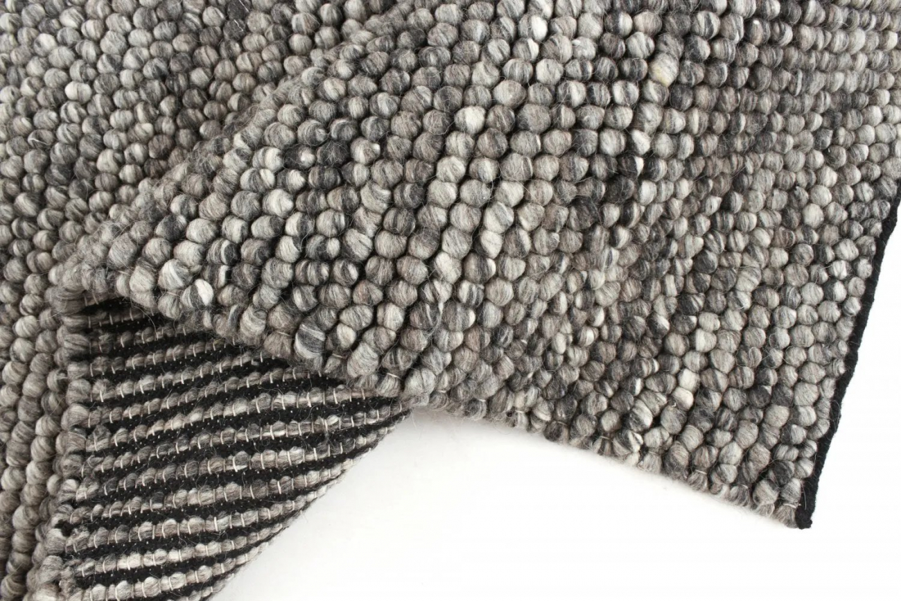 Ullmatta 'Avafors Wool Bubble' 200x300cm - Grå