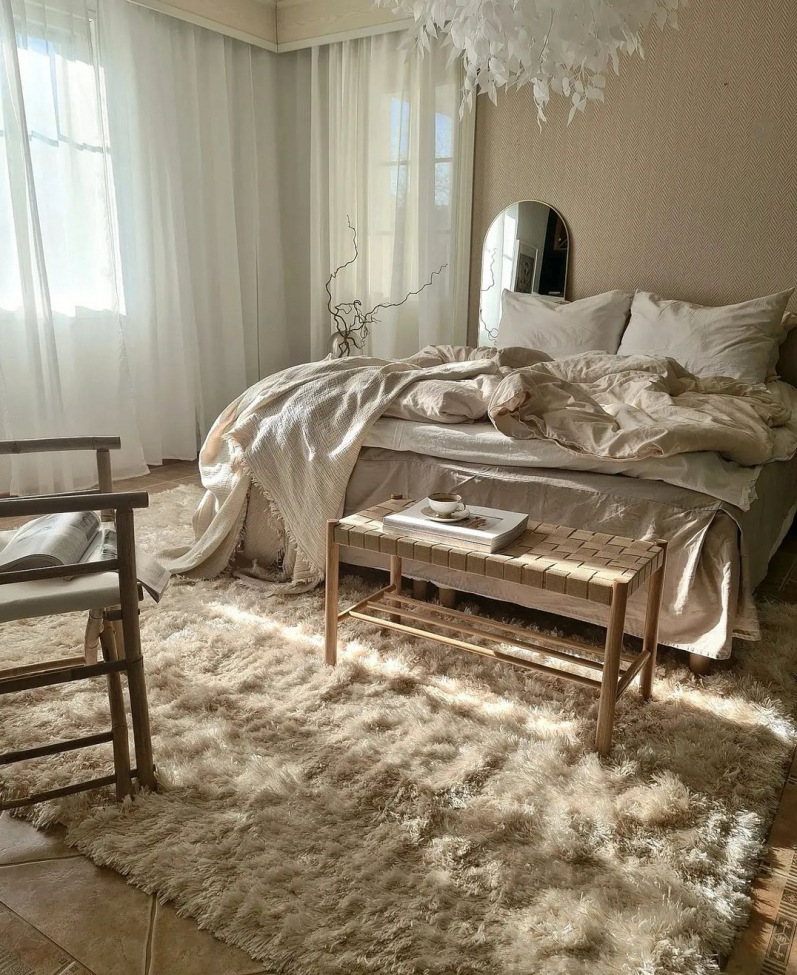 Ryamatta 'Janjira' 160x230cm - Offwhite
