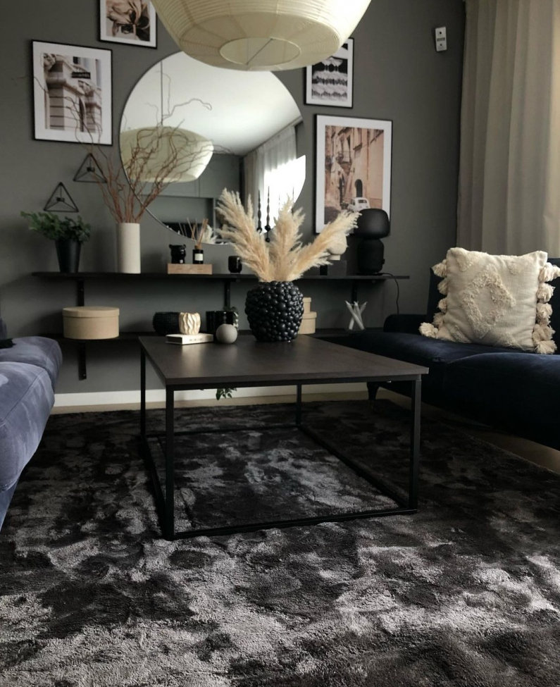 Ryamatta 'Aranga Super Soft' 200x290cm - Antracit