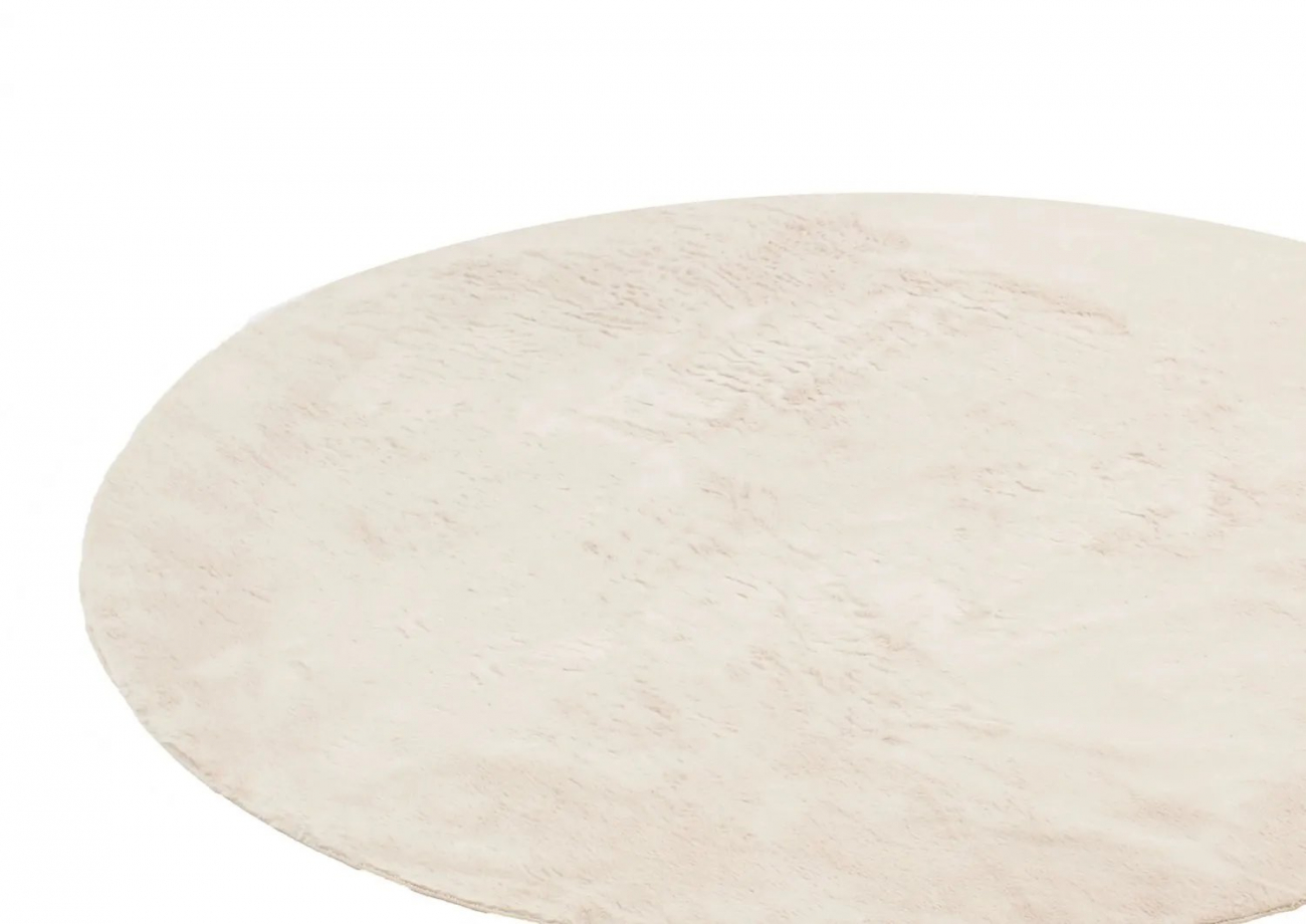 Rund matta 'Arnaga Super Soft' 200cm - Beige