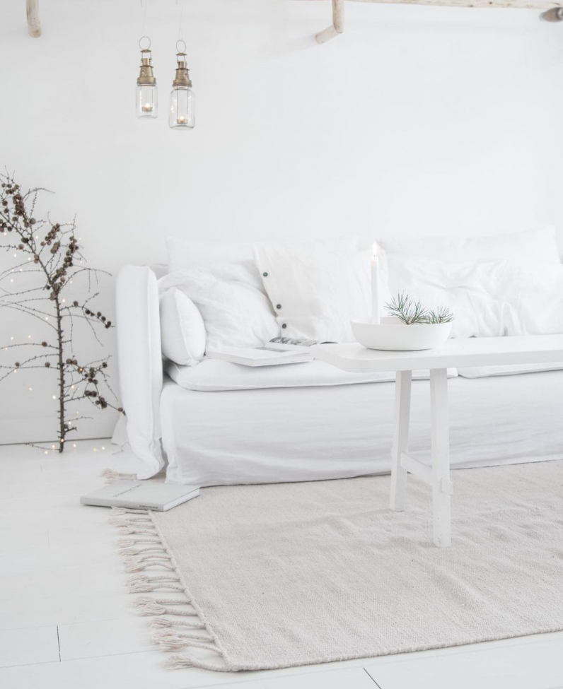 Ullmatta 'Malana' 160x230cm - Beige