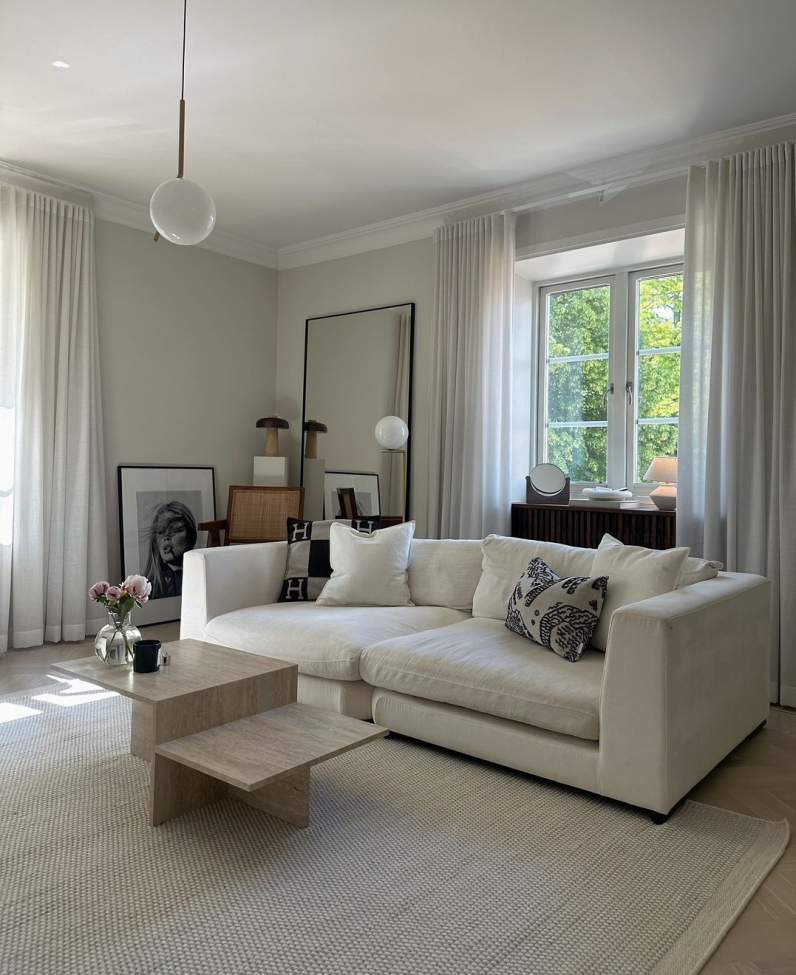 Ullmatta 'Coastal' 300x300cm - Creme