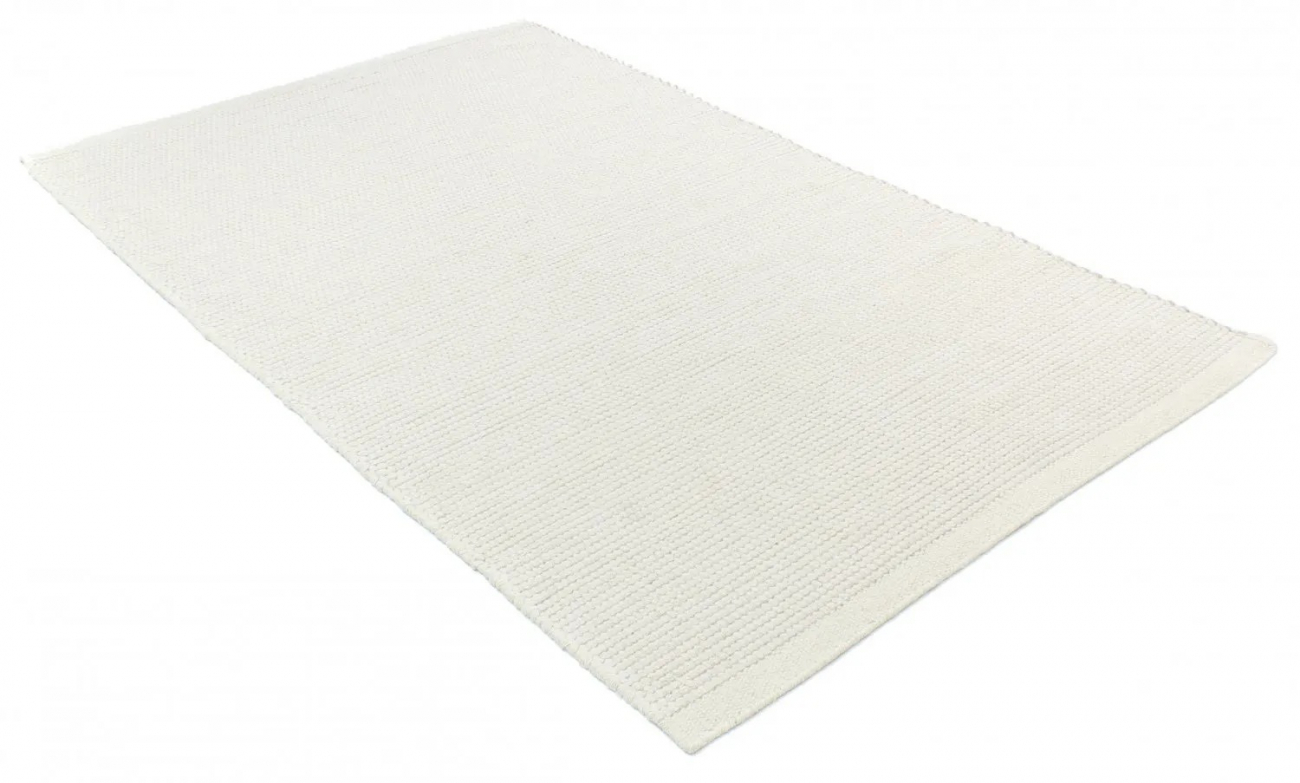 Ullmatta 'Coastal' 200x200cm - Creme