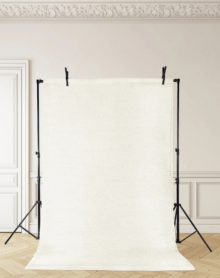 Ullmatta 'Coastal' 60x120cm - Vit