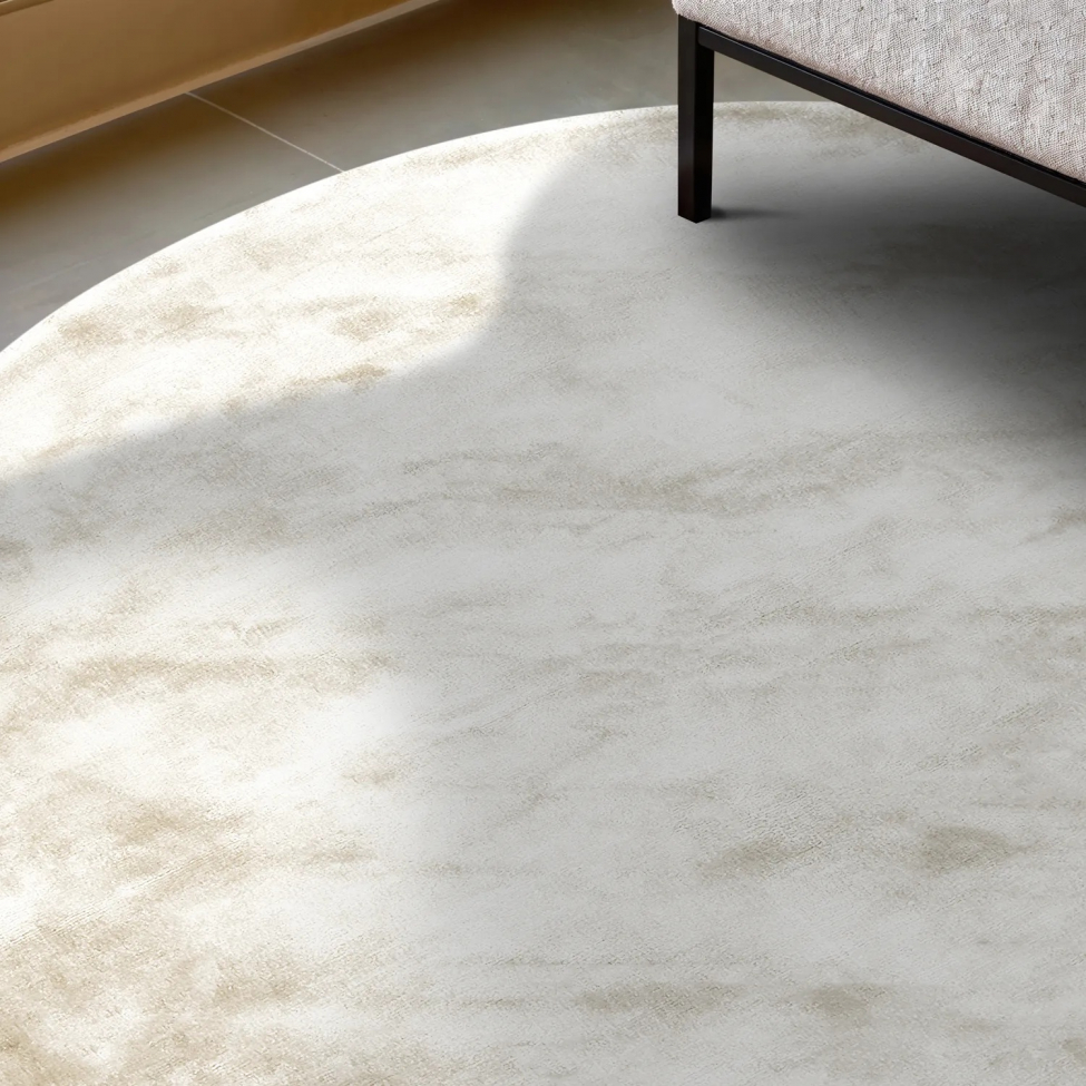Rund matta 'Jodhpur' 200cm - Offwhite