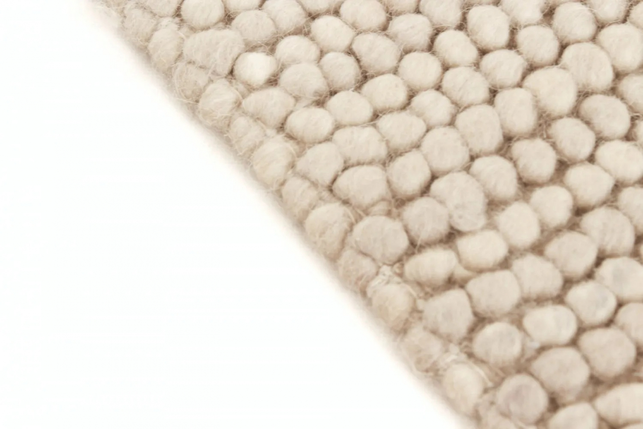 Rund matta 'Avafors' 200cm - Beige
