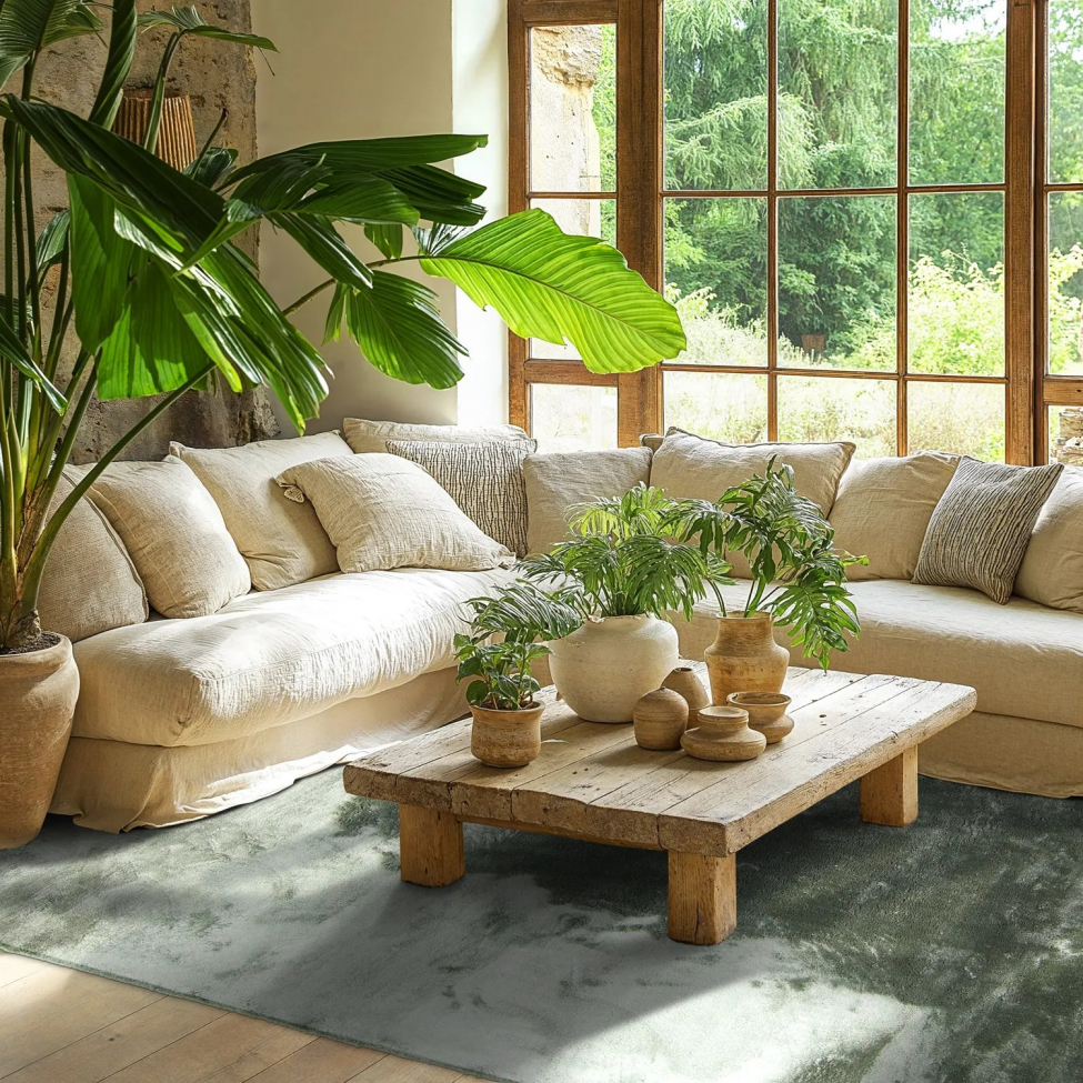 Ryamatta 'Aranga Super Soft Fur' 80x250cm - Grön