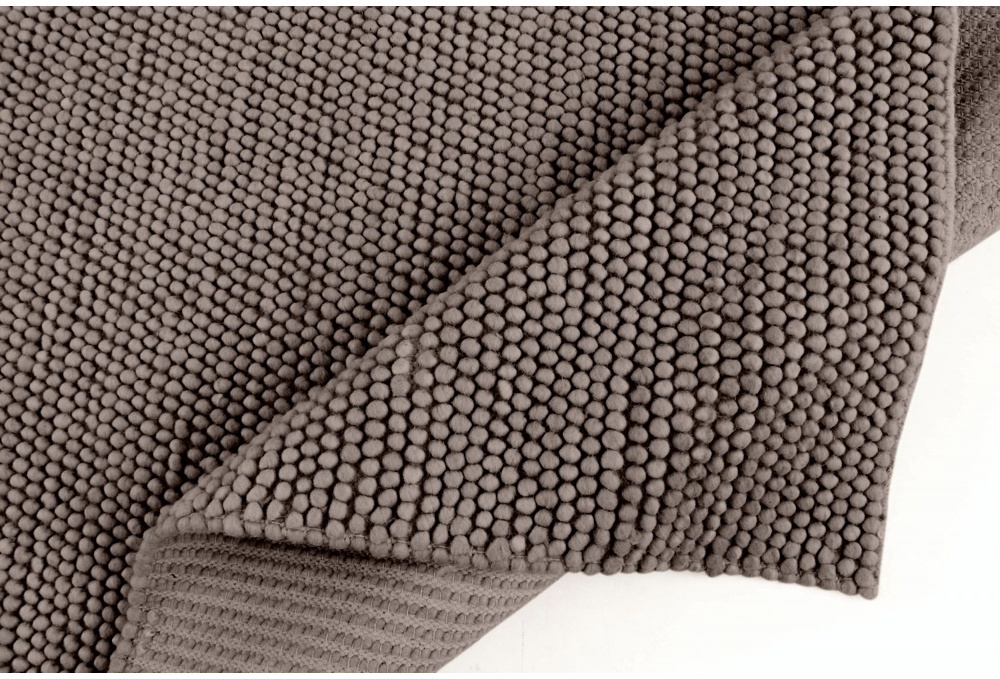Ullmatta 'Avafors Wool Bubble' 240x240cm - Brun