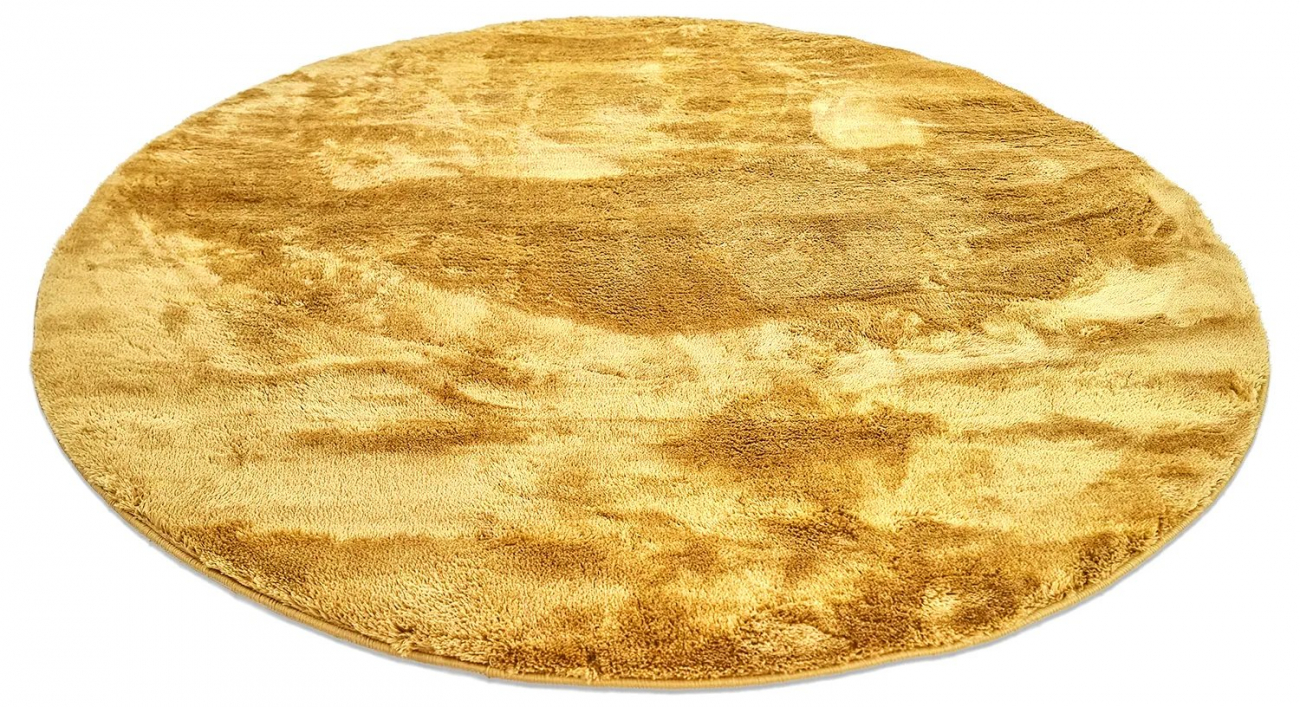 Runda Matta 'Aranga Super Soft' 240cm - Gul