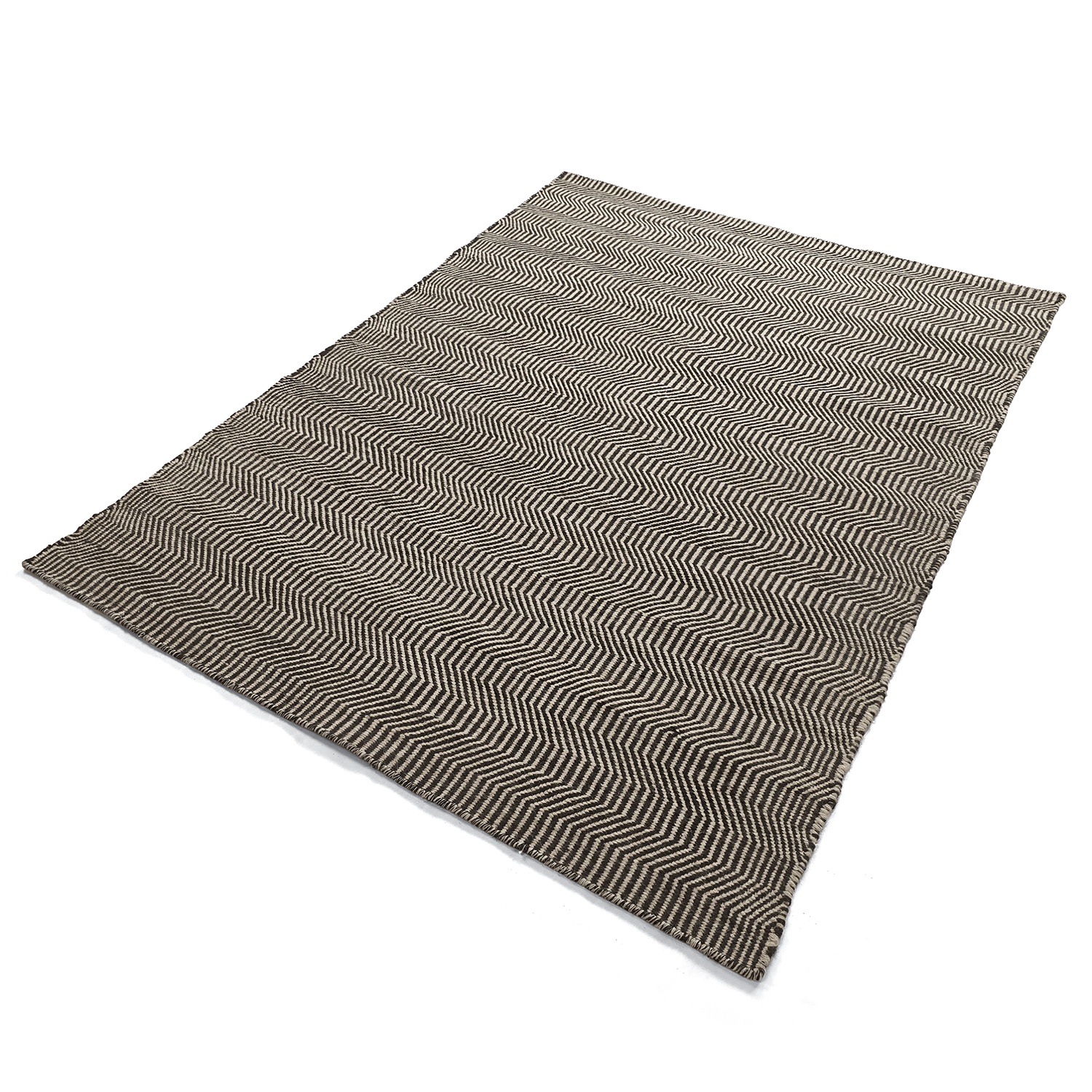 Ullmatta 'Larkana' - Beige/svart
