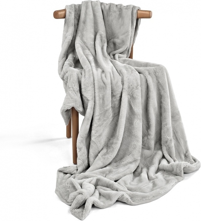 Pläd 'Aranga Super Soft Throw' 130x170cm - Grå