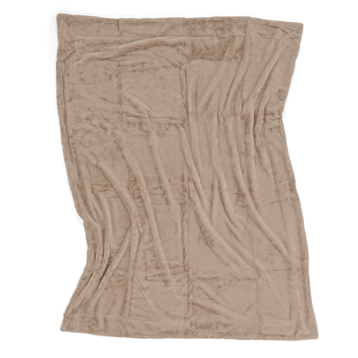 Pläd 'Aranga Super Soft Throw' 130x170cm - Brun