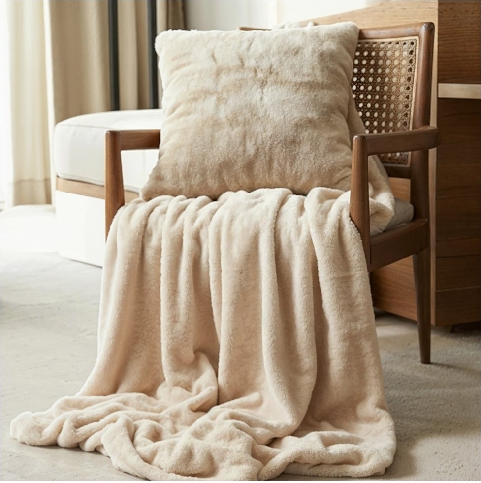 Kuddfodral 'Aranga Super Soft' 45x45cm - Beige