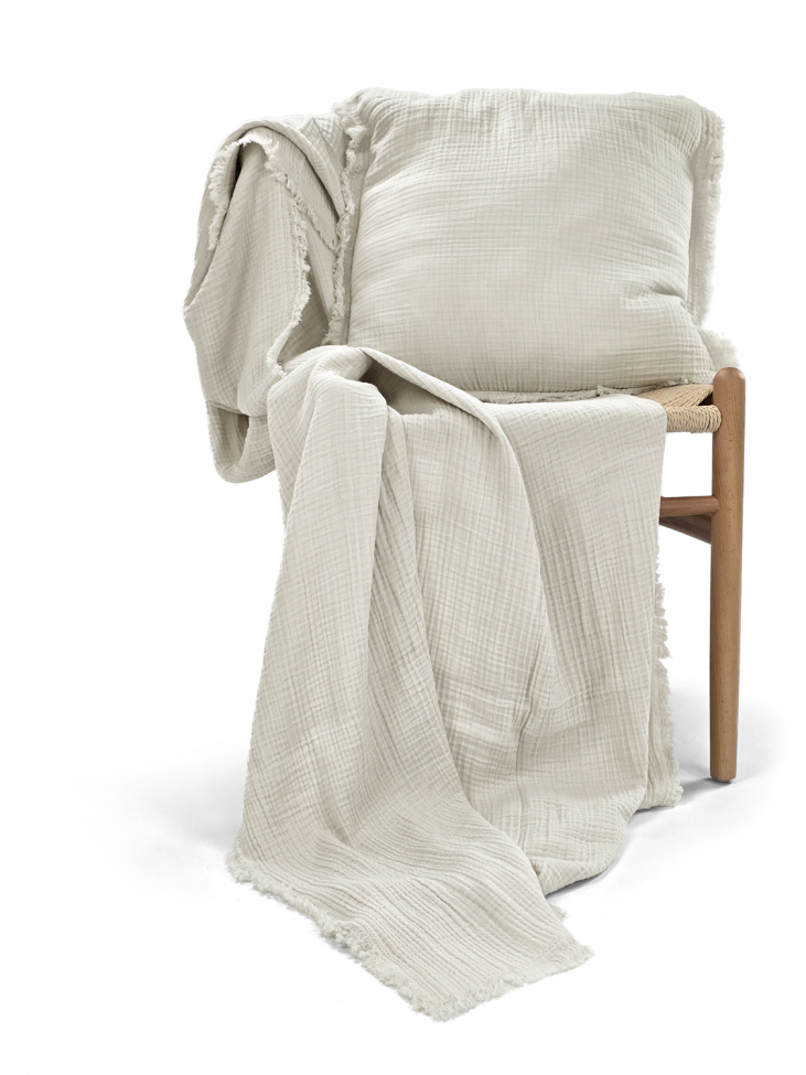 Kuddfodral 'Dorena' 45x45cm - Grå