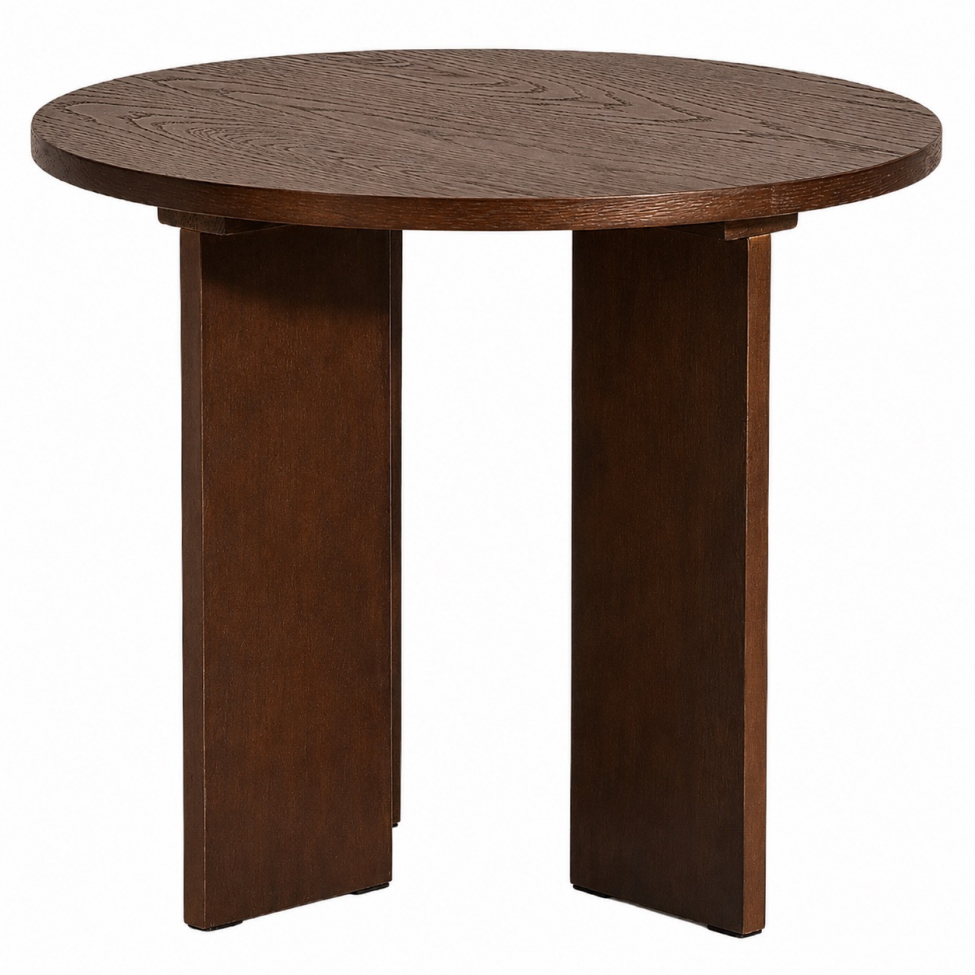 Soffbord 'Créme' Runt 55 cm - Valnöt