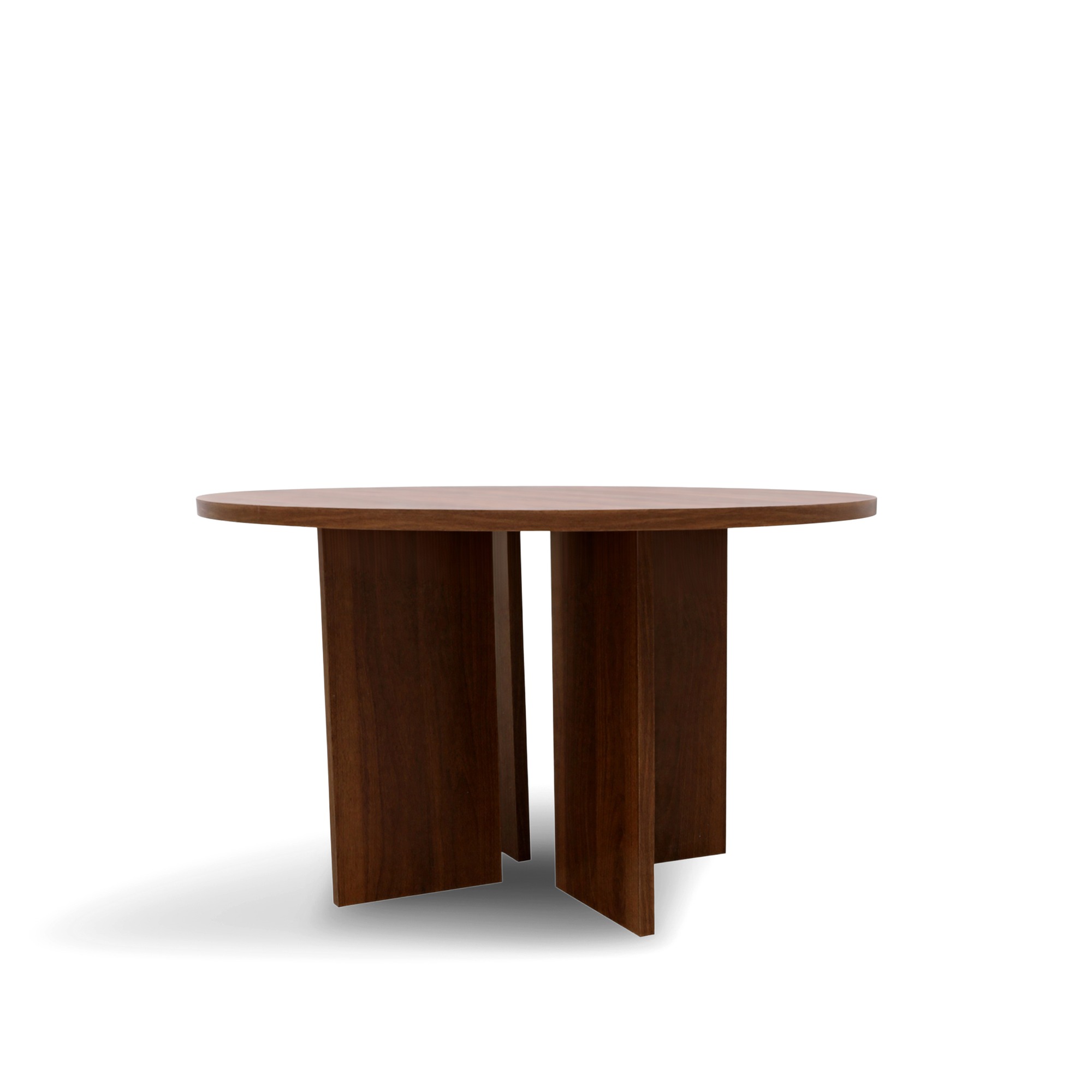 Soffbord 'Créme' Runt 75cm - Valnöt