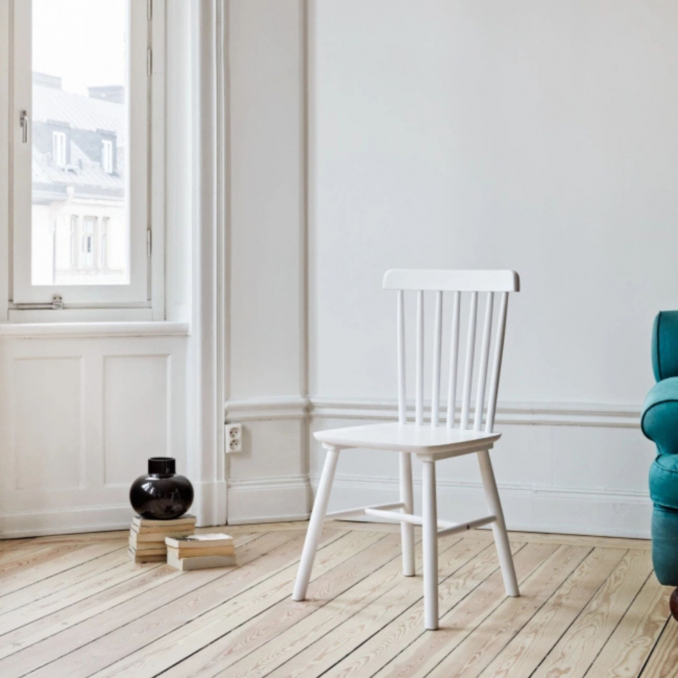 Pinnstol 'Elsa' - Vit