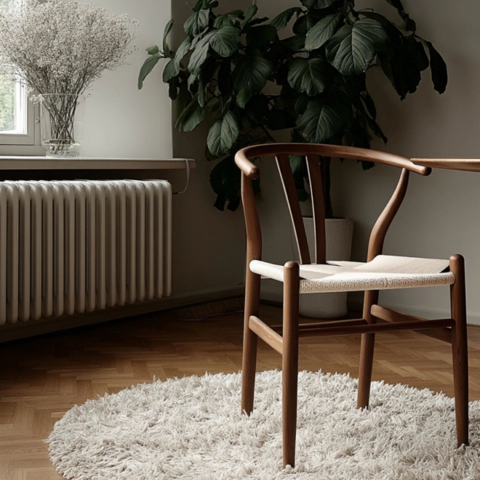 Stol 'Alta' - Valnöt/Beige