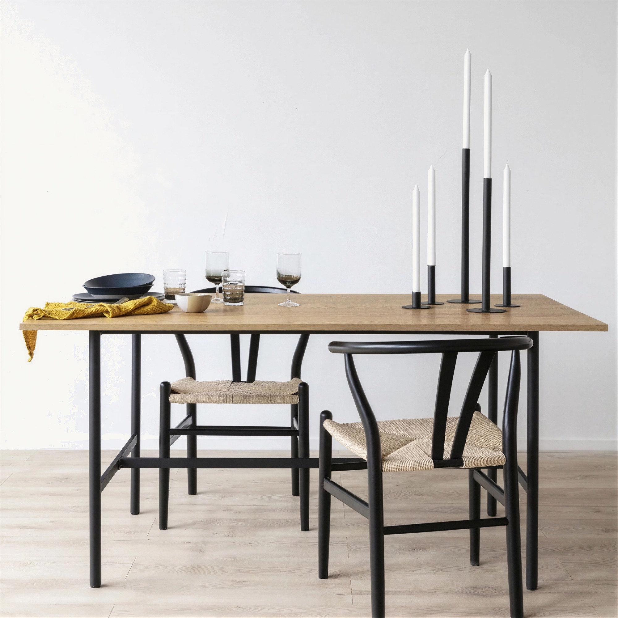 Stol 'Alta' - Svart/Beige
