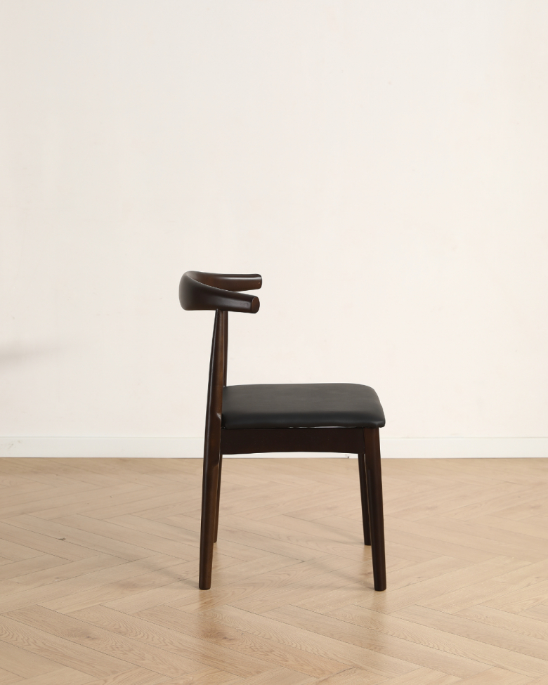 Stol 'Fager' - Valnöt/Svart