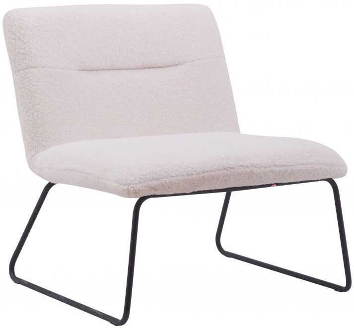 fåtölj 'chelsea' - vit/teddy