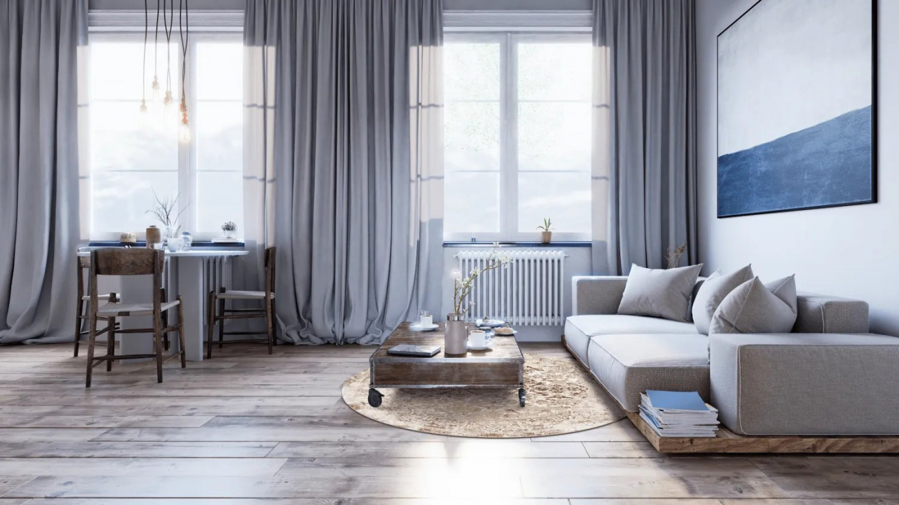 Rund Matta 'Denizli' 160cm - Beige