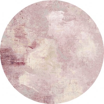 Rund Matta 'Mogoro' 160cm - Rosa
