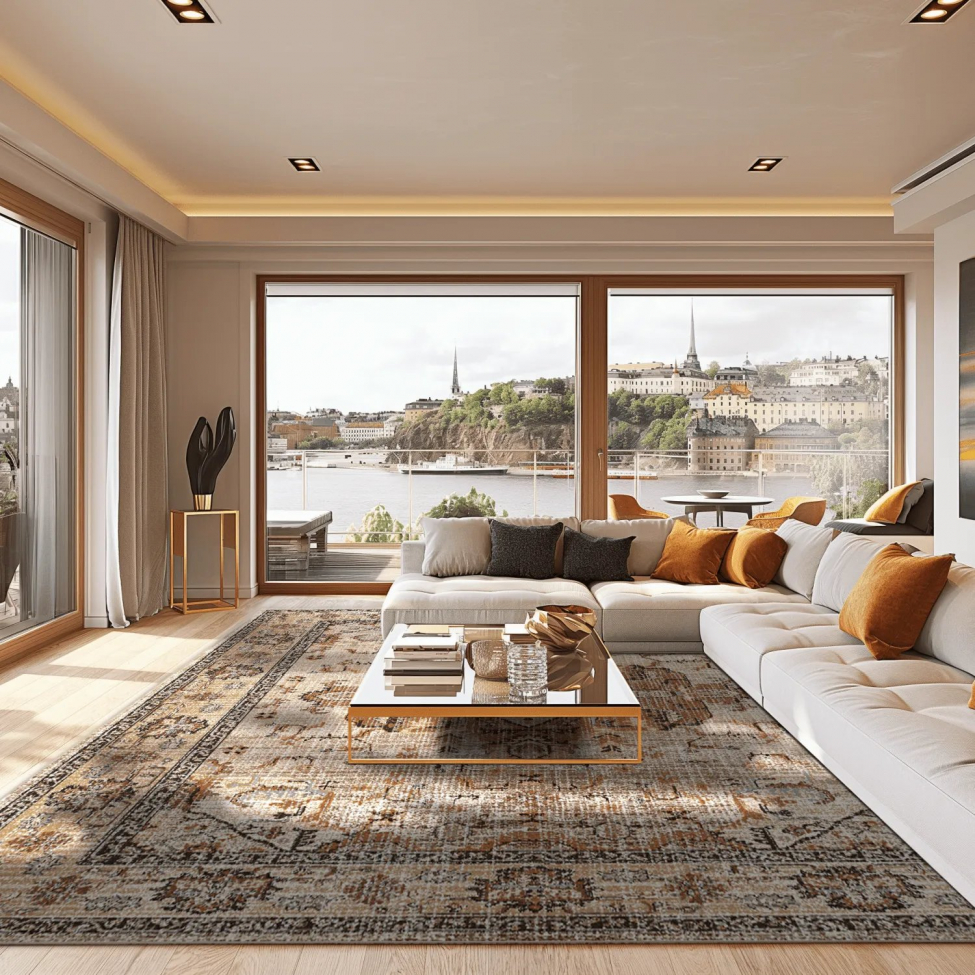 Wiltonmatta 'Siliana' 240x340cm - Beige