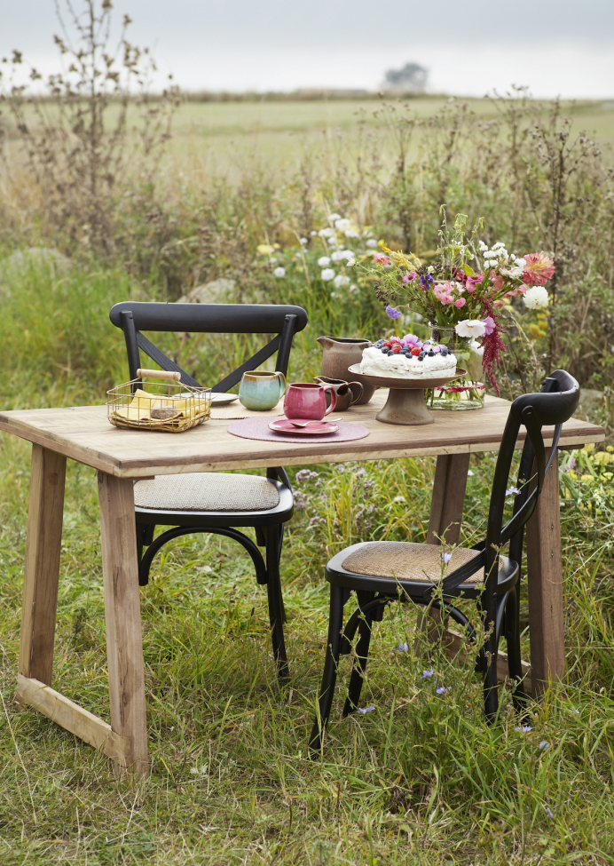 Stol 'Rattan' - Svart
