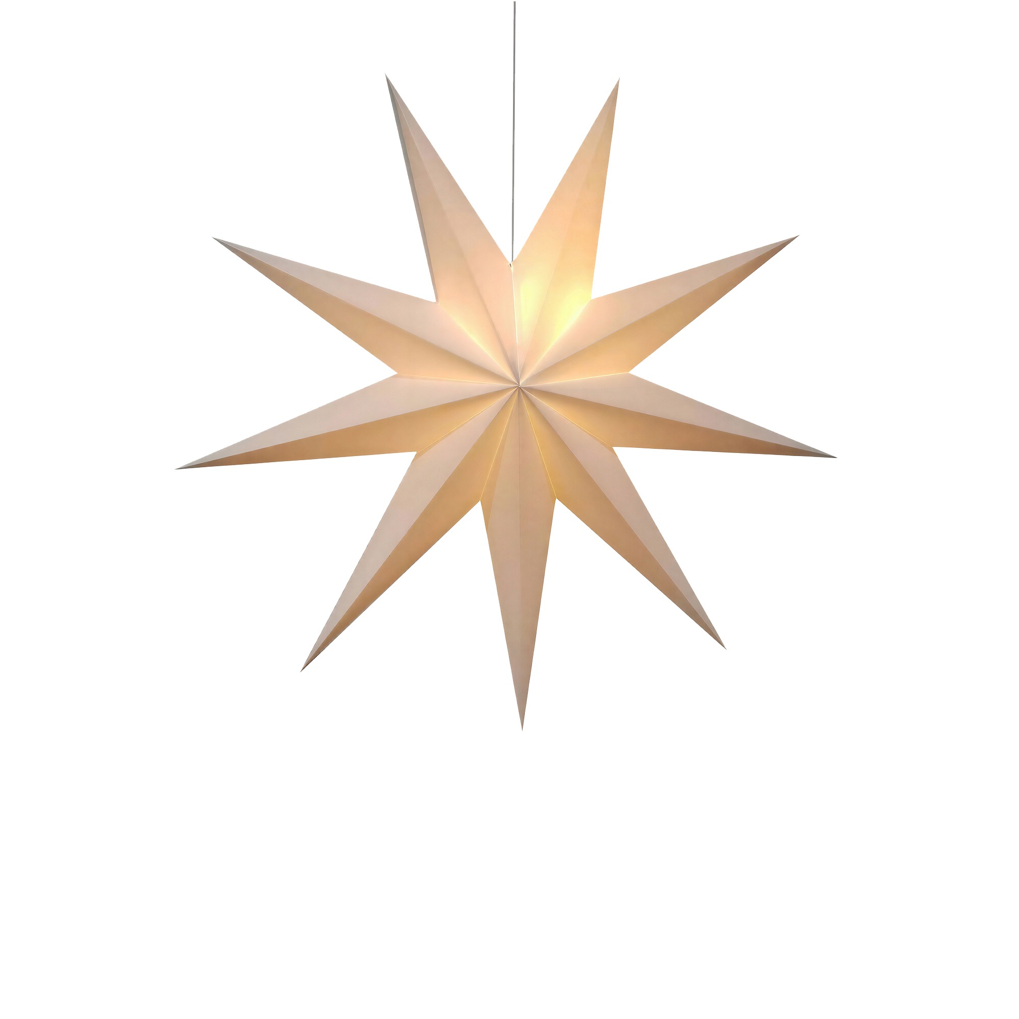 Adventsstjärna 'Vintergatan' 118cm - Vit