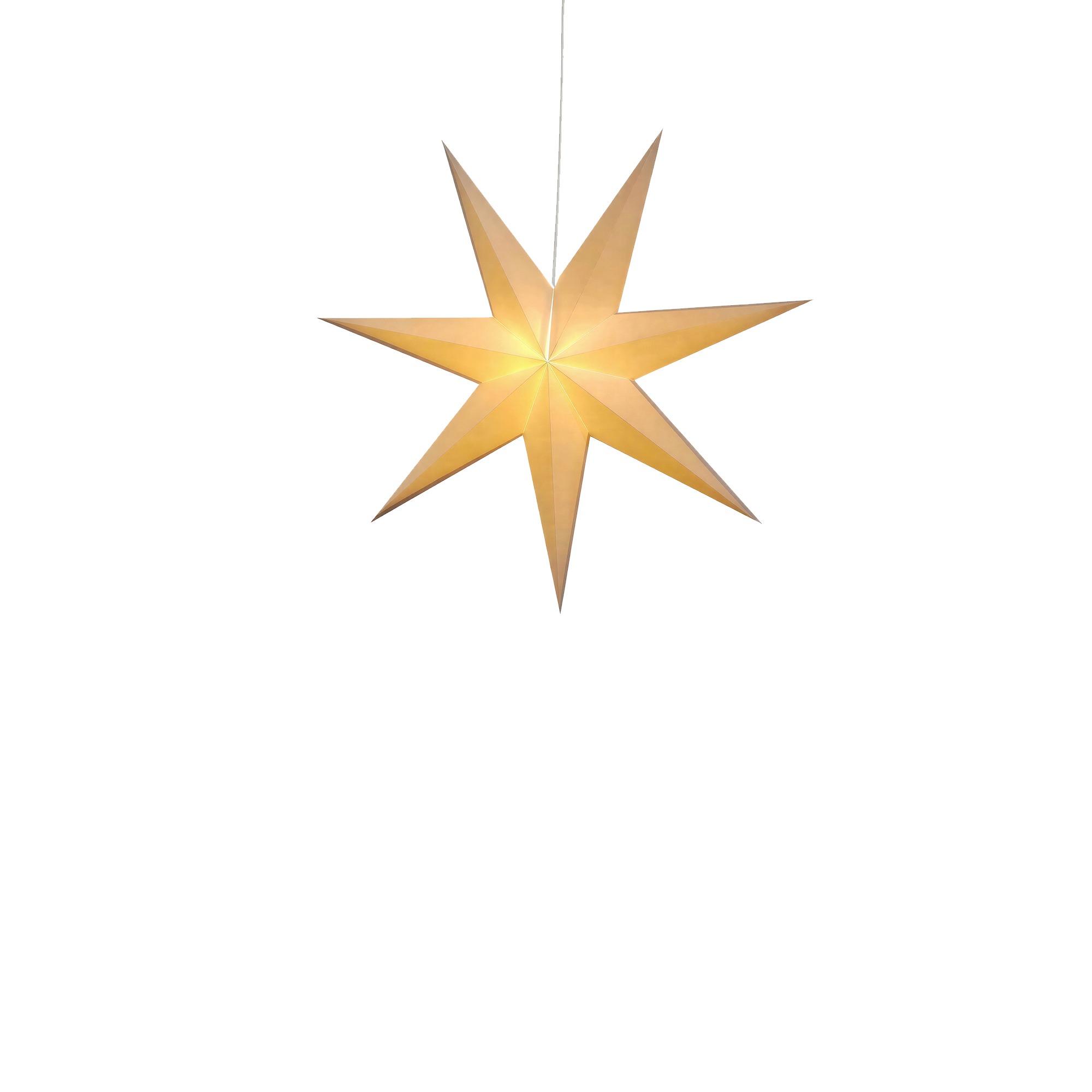 Adventsstjärna 'Sally' 60cm - Vit