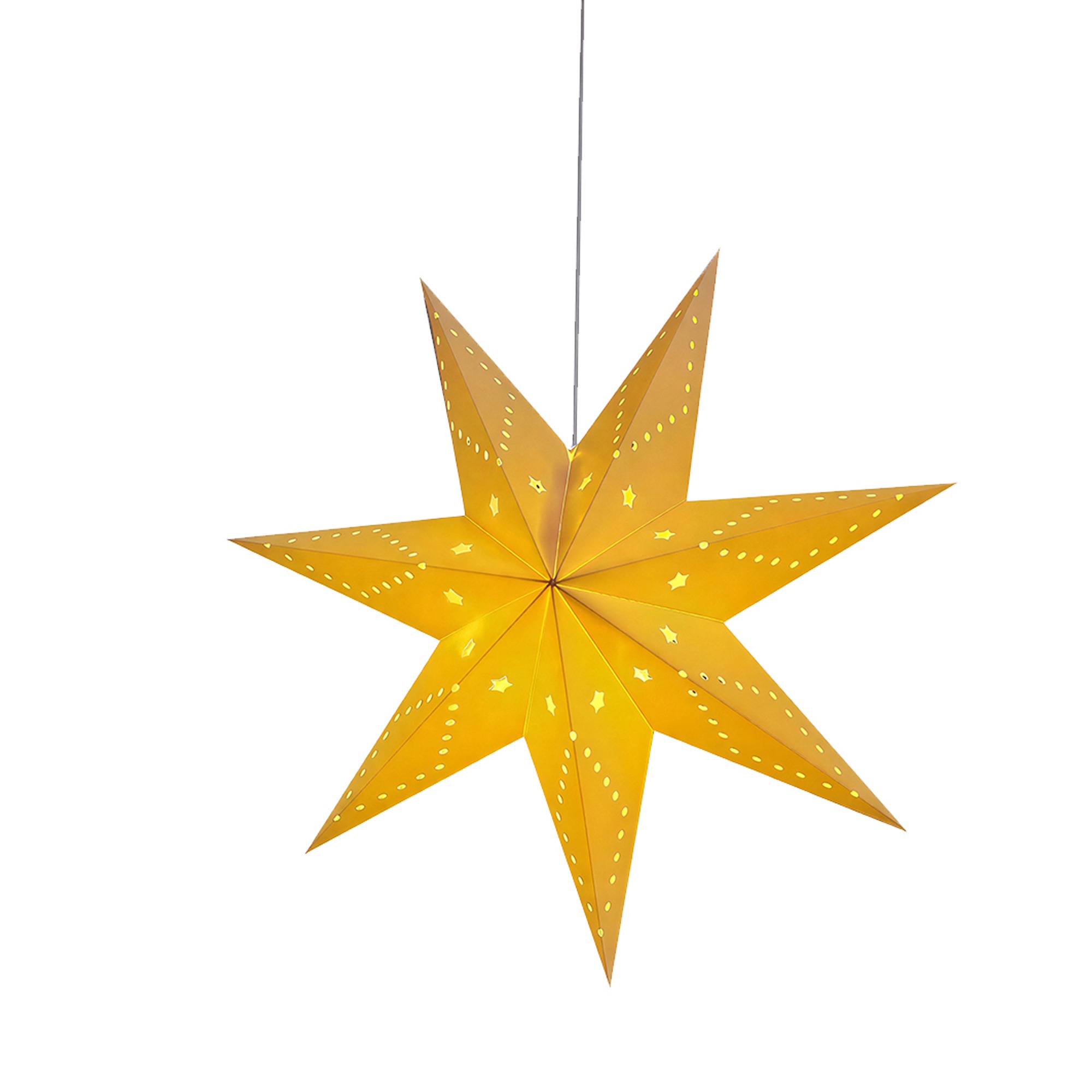 Adventsstjärna 'Skimra' 45cm - Vit