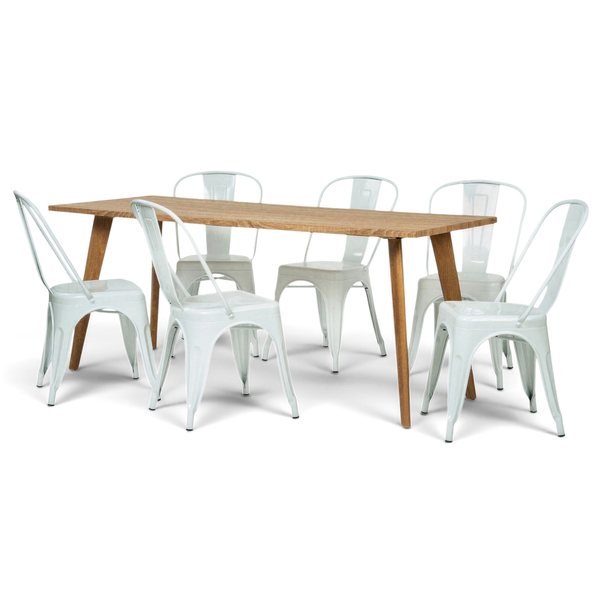 Matgrupp 'Nordisk Montmartre' 1 Bord & 6 Stolar