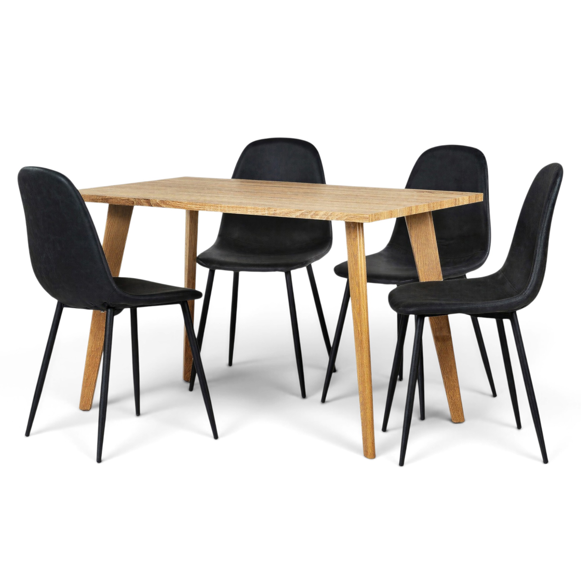 Matgrupp 'Nordisk Forma' - 1 Bord & 4 Stolar