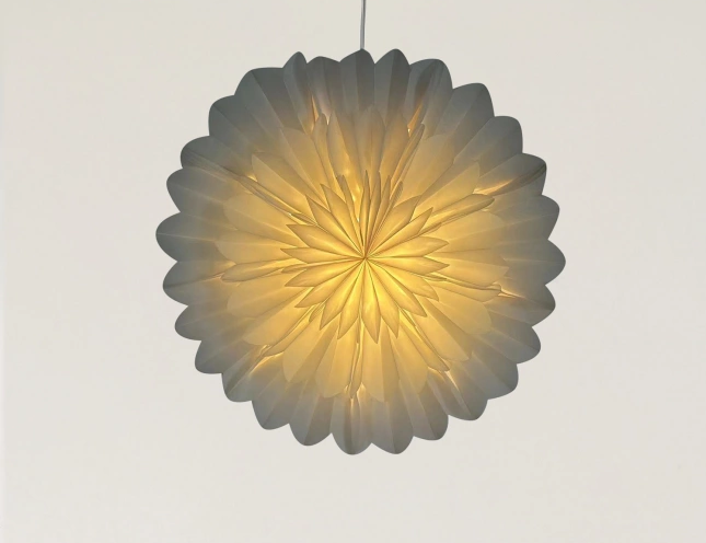 Gwiazda adwentowa 'Lotus' 60 cm – Biała