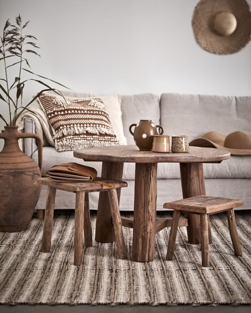 Soffbord i vintage tra