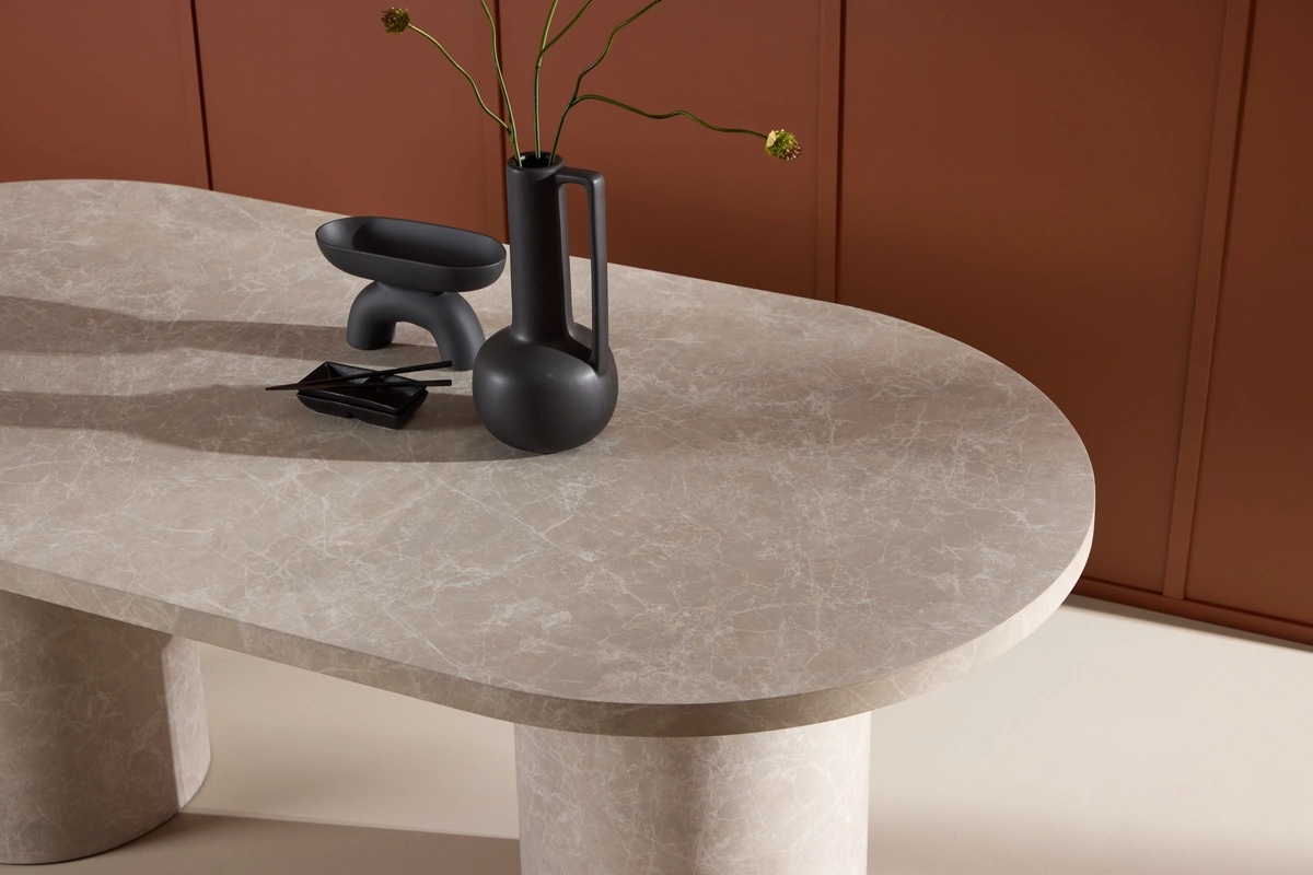 Esstisch 'Polar' 100x200cm - Beige
