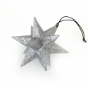 Glittrig stjärna silver \'Polygon\' - Återvunnet papper