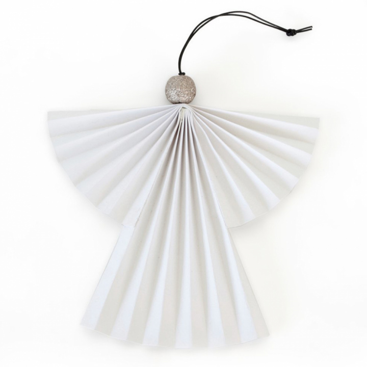 Julprydnad \'Angel\' vit - Återvunnet papper i gruppen Inredning / Dekoration / Julpynt hos Reforma (00017)